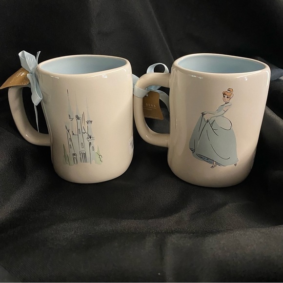 Rae DUNN Cinderella Coffee Mugs SET OF 2 - Picture 2 of 4